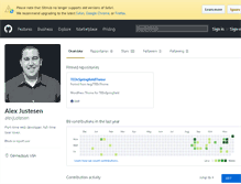 Tablet Screenshot of alexjustesen.com